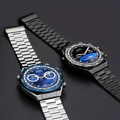 Pryxo ECG Blood Glucose Blood Pressure Monitoring Bluetooth Talk Sports Smartwatch
