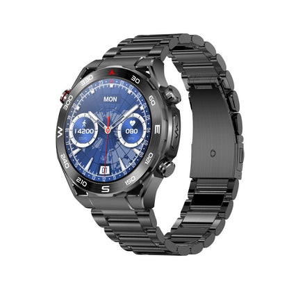 Pryxo ECG Blood Glucose Blood Pressure Monitoring Bluetooth Talk Sports Smartwatch