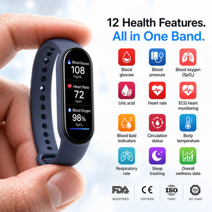 🎉 80% OFF Launch Offer🔥Pryxo™ M9 Non-Invasive Smart Band